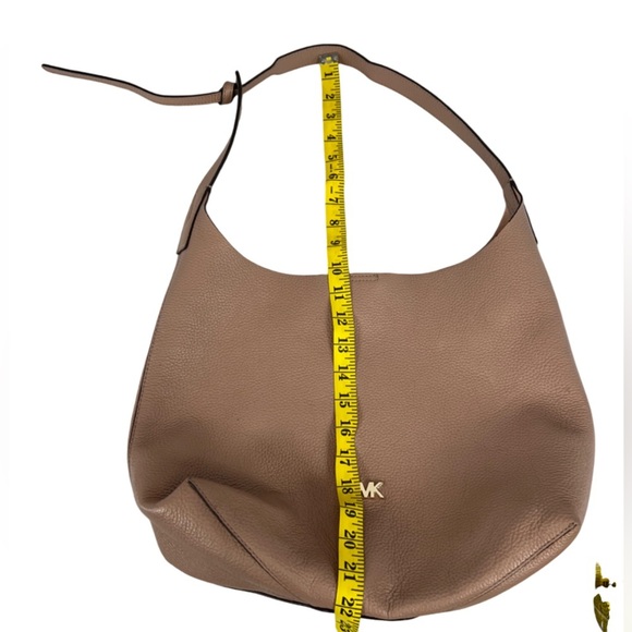 Michael Kors Medium Junie Leather Hobo Bag - Blush - Picture 10 of 13
